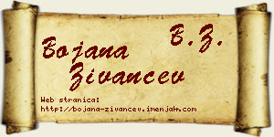 Bojana Živančev vizit kartica